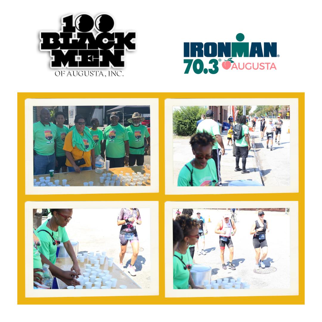 100 Black Men of Augusta supporting the Ironman Competition